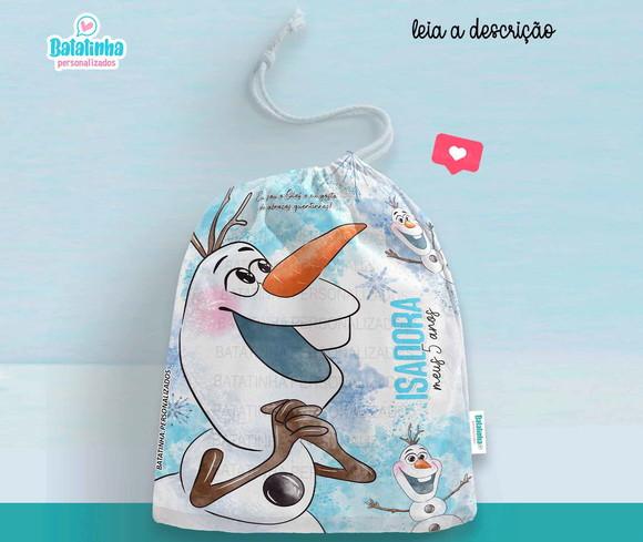 Saquinho Lembrancinha Frozen / Olaf