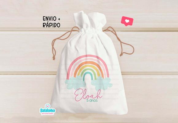Saquinho Personalizado Arco Íris