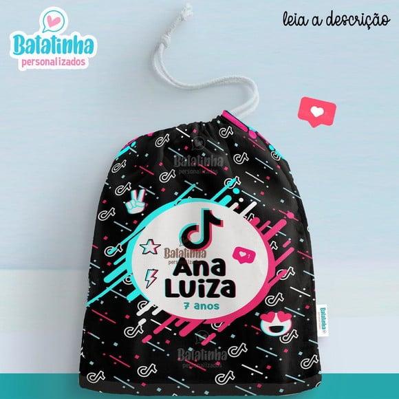 Sacolinha / Saquinho Lembrancinha Tik Tok