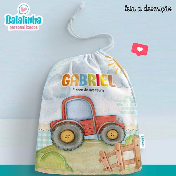 Sacolinha / Saquinho Surpresa - Trator