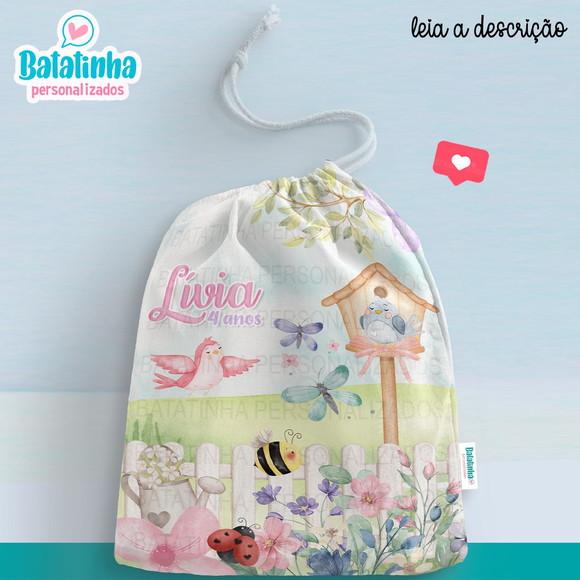 Saquinho Lembrancinha Jardim Encantado
