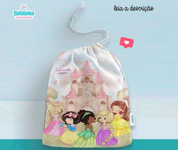 Saquinho Lembrancinha Princesas