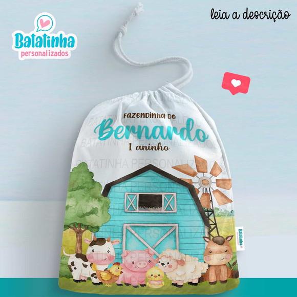 Sacolinha / Saquinho Surpresa - Fazendinha Baby