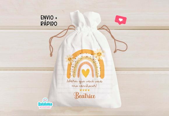 Saquinho Personalizado Arco Íris