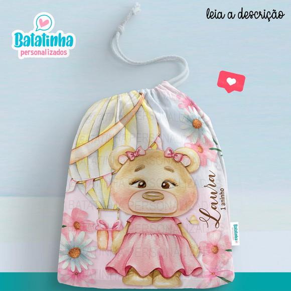 Sacolinha / Saquinho Surpresa - Ursinha Baloeira