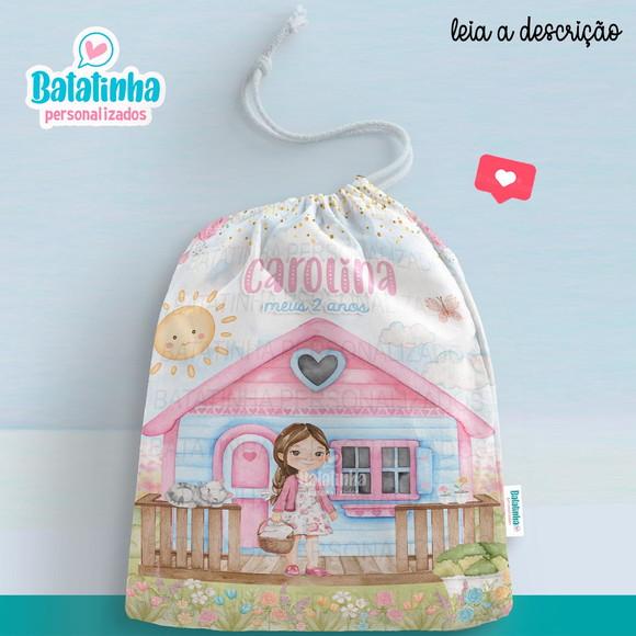 Sacolinha / Saquinho Surpresa - Casa de Boneca / Jardim