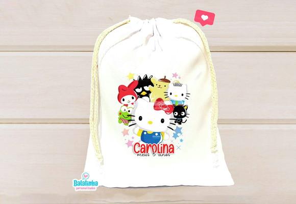 Saquinho Personalizado Hello Kitty 15x20cm