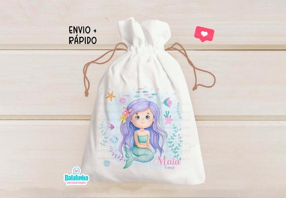 Saquinho Personalizado Sereia