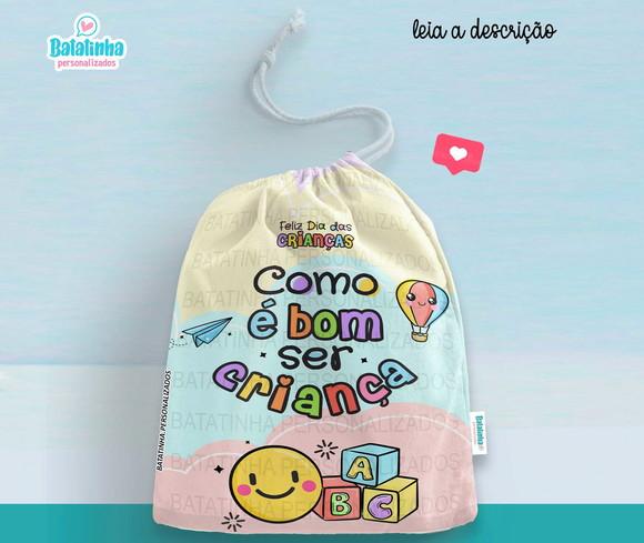 Saquinho Personalizado Dia das Crianças