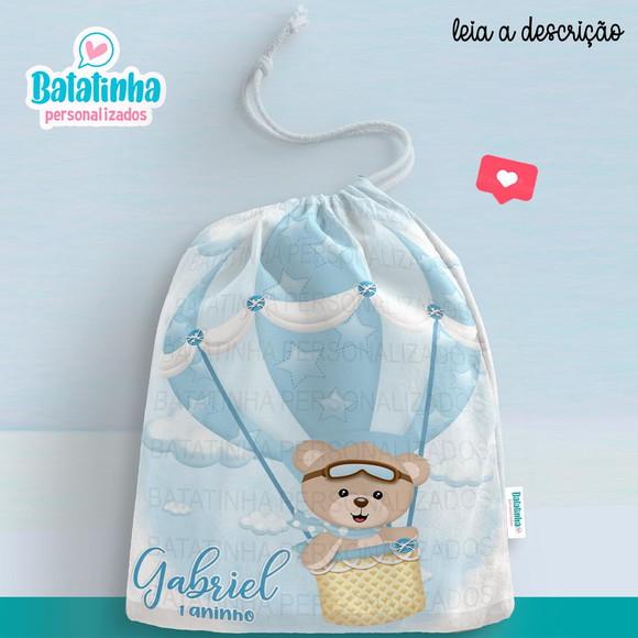 Sacolinha / Saquinho Surpresa - Ursinho Baloeiro