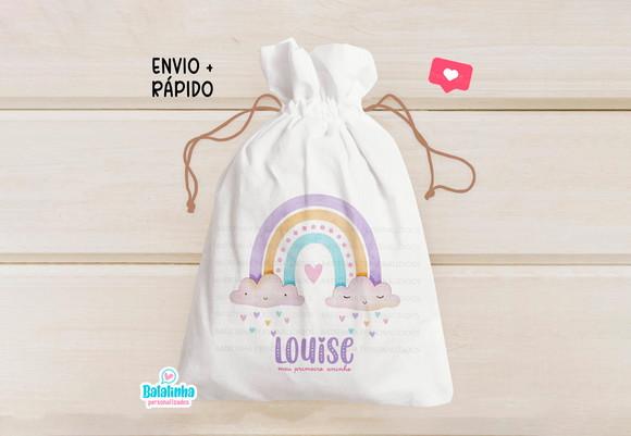 Saquinho Personalizado Arco Íris