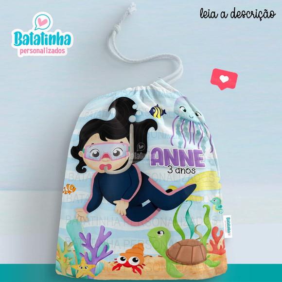 Sacolinha / Saquinho Surpresa - Fundo do Mar