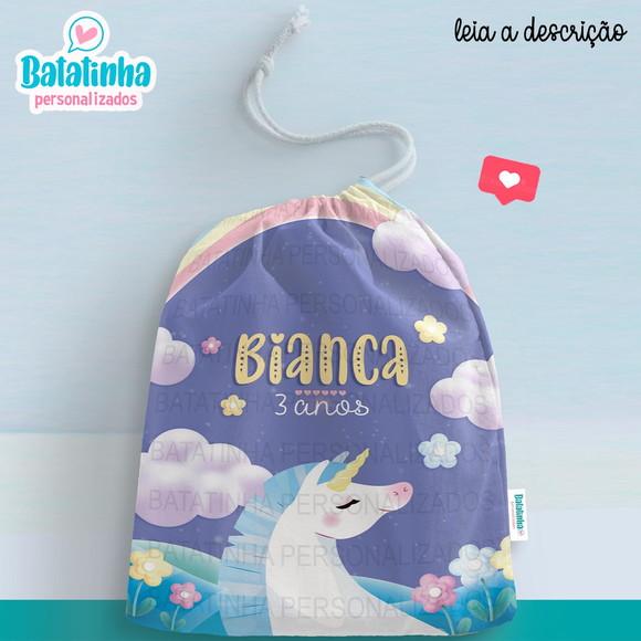 Sacolinha / Saquinho Surpresa - Unicórnio