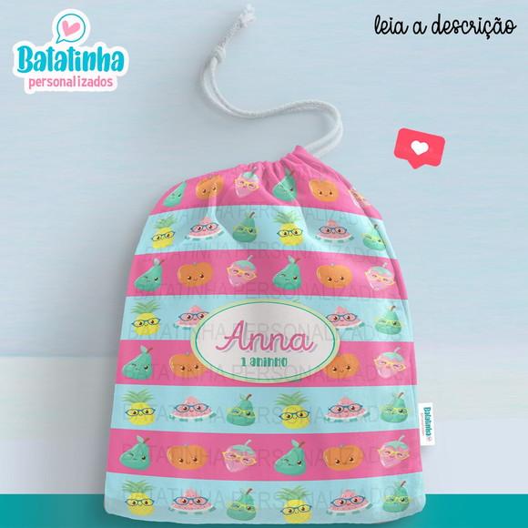 Sacolinha / Saquinho Surpresa - Frutinha / Tutti Frutti