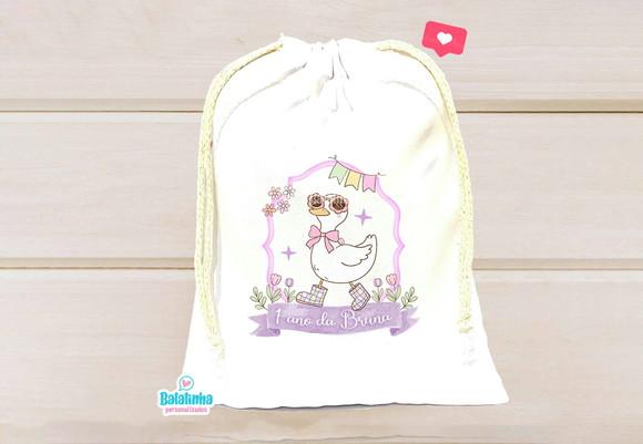Saquinho Personalizado Patinha 15x20cm