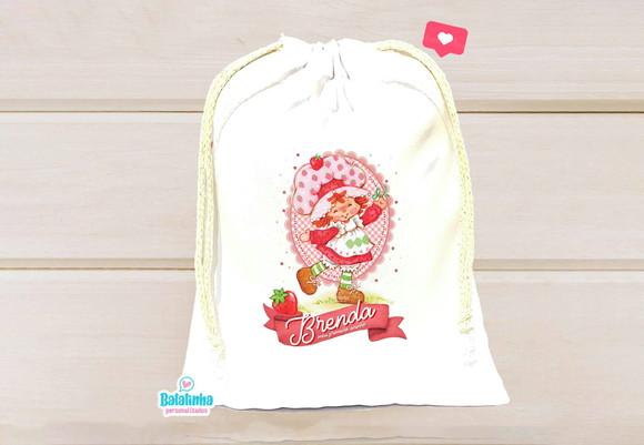 Saquinho Personalizado Moranguinho 15x20cm