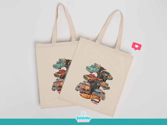 Sacola Ecobag Hot Wheels