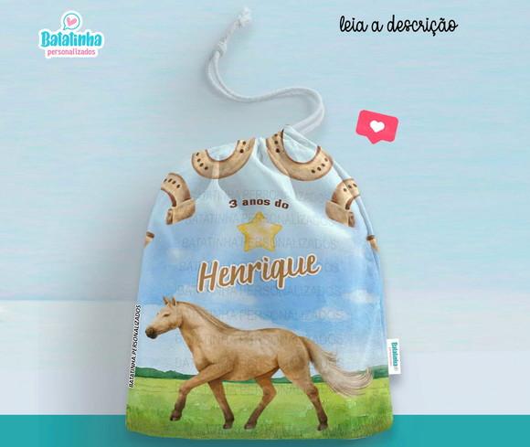 Saquinho Lembrancinha Country - Cavalo