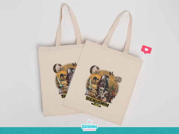 Sacola Ecobag Algodão Star Wars