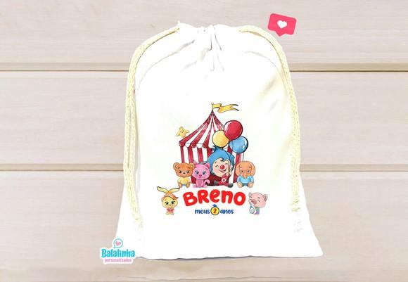 Saquinho Personalizado Plimplim- Palhaço Heroi