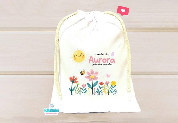 Saquinho Personalizado Jardim Encantado
