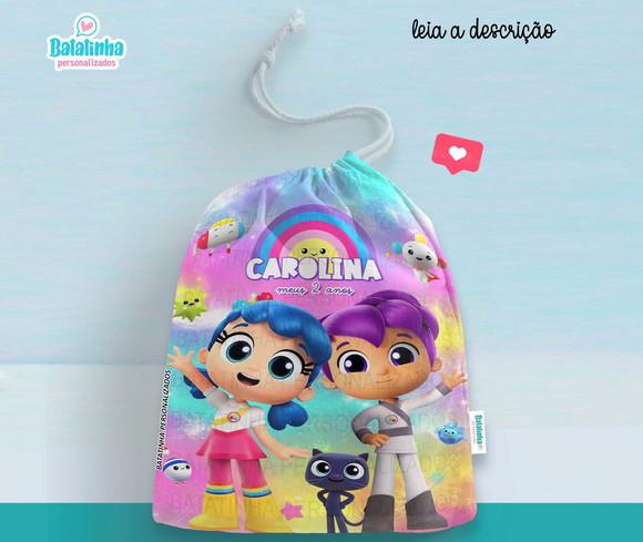 Saquinho Personalizado Vera e o Arco-íris