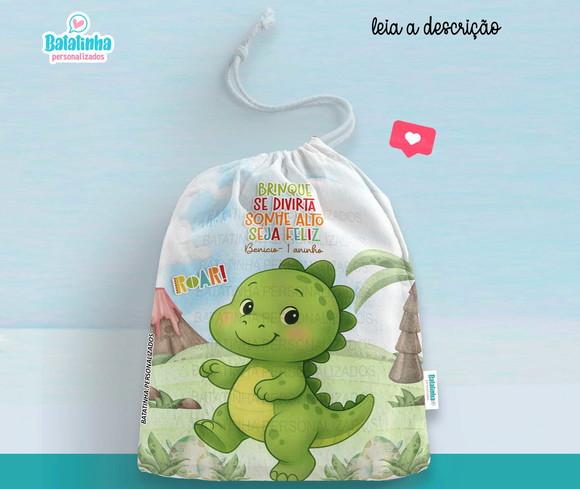 Saquinho Lembrancinha Dinossauro