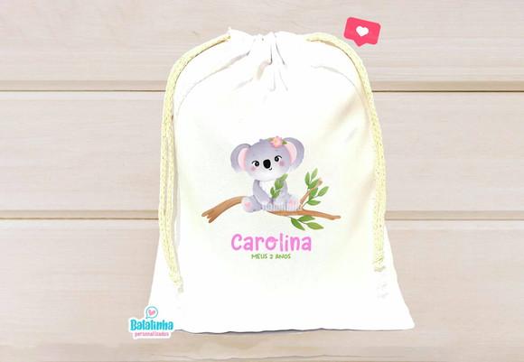 Saquinho Personalizado Koala 15x20cm
