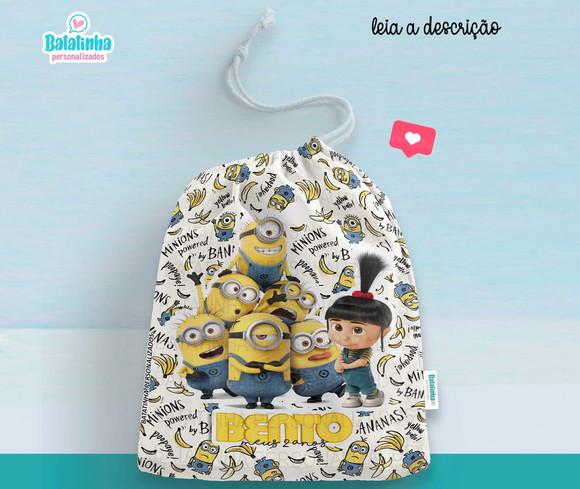 Saquinho Personalizado Agnes / Minions