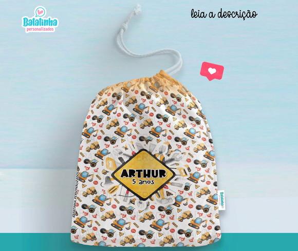 Saquinho Trator / Construtor Personalizado