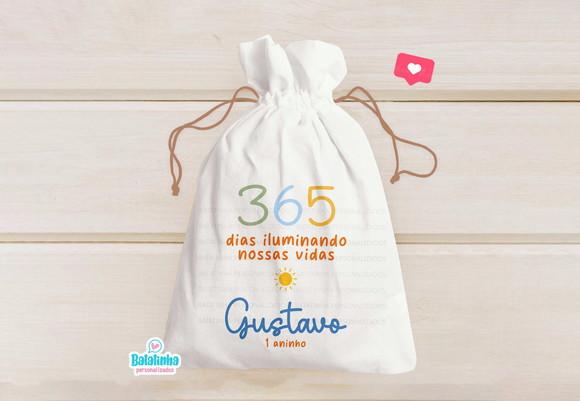Saquinho 365 Sorrisos Personalizado 14x16