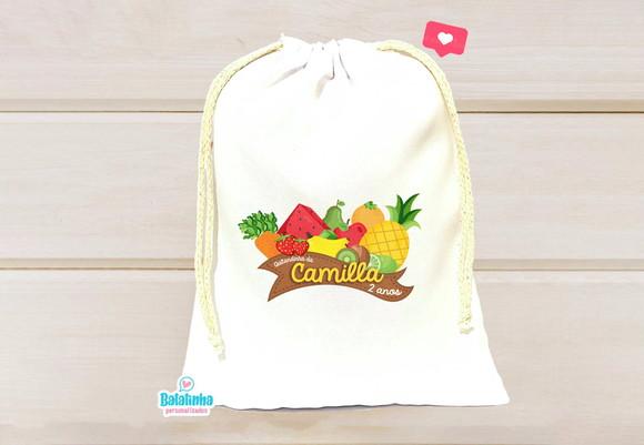 Saquinho Quitandinha Personalizado 15x20cm