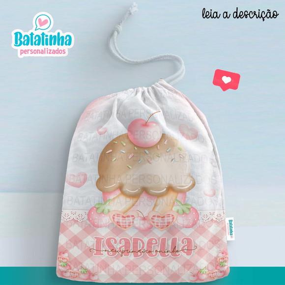 Saquinho Doceria Cupcake personalizado