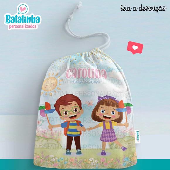 Saquinho Catavento personalizado
