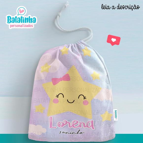 Saquinho Estrelinha personalizado
