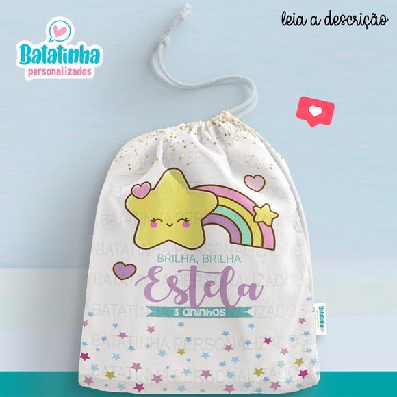Saquinho Estrelinha personalizado