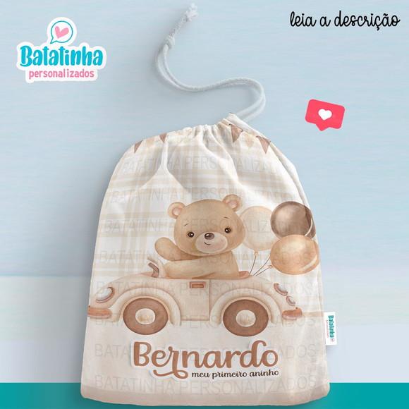 Saquinho Ursinho personalizado