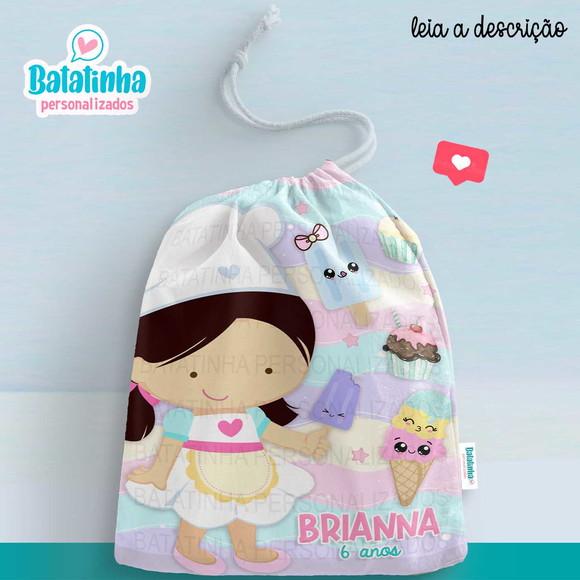 Saquinho doceria personalizado