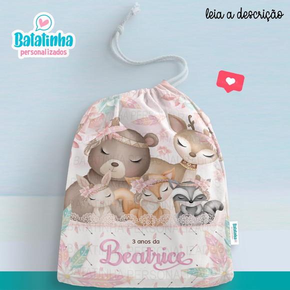 Saquinho Bosque / Floresta encantada personalizado