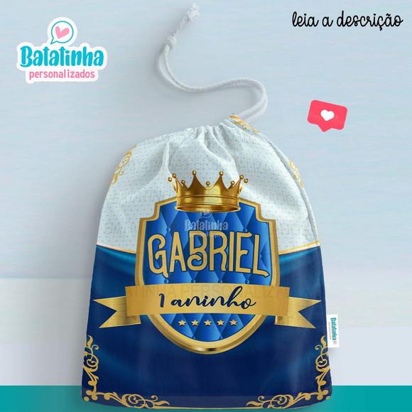 Saquinho Realeza / Reinado personalizado