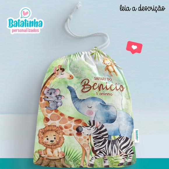 Saquinho Safari personalizado