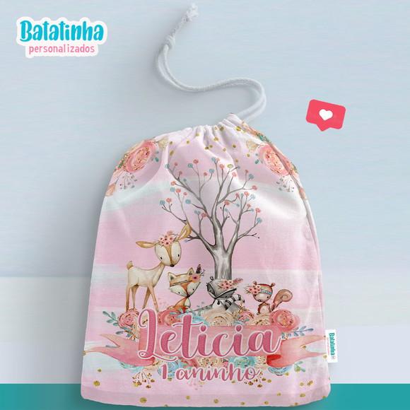 Saquinho Bosque Encantado personalizado