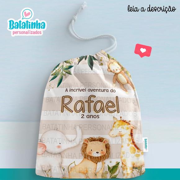 Saquinho Safari personalizado