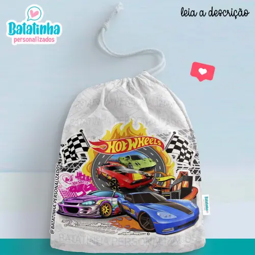 Saquinho Personalizado Hot Wheels