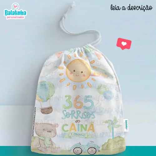 Saquinho Personalizado 365 Sorrisos