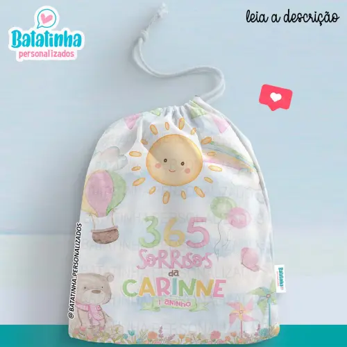 Saquinho Personalizado 365 Sorrisos
