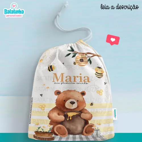 Saquinho Personalizado Abelha
