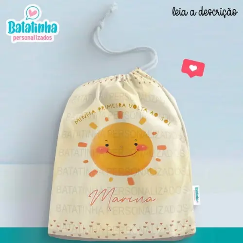 Saquinho Lembrancinha Primeira Volta ao Sol
