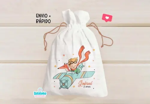 Saquinho Pequeno Príncipe