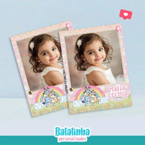 Imã de Geladeira Lembrancinha Bluey
